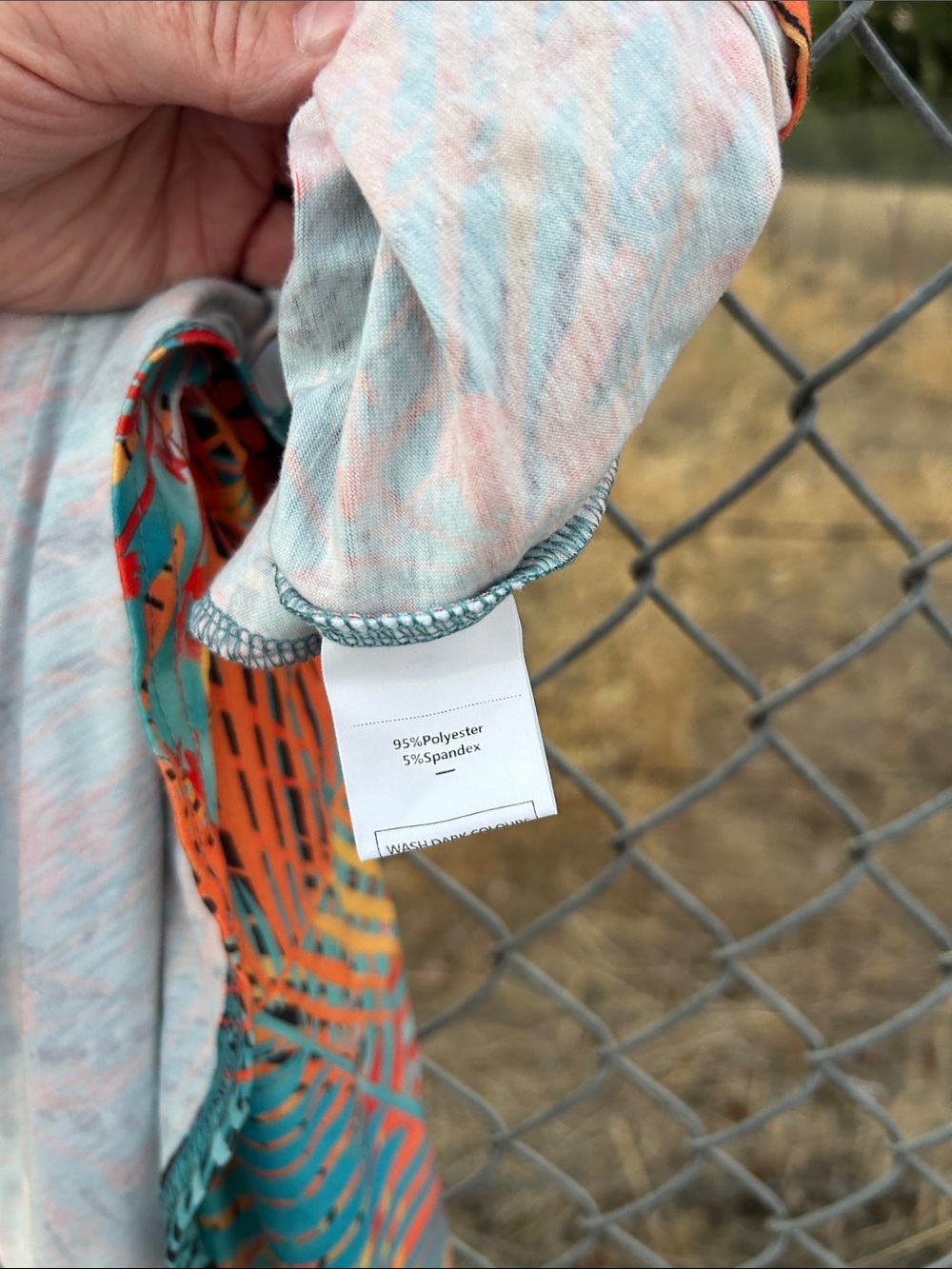 Tropical Print Sleeveless Maxi Dress - Teal & Coral - Picture 13 of 13